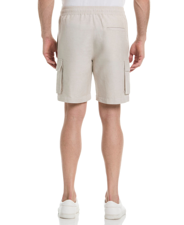 Cubavera 8" D-String Cargo Short Island Fossil
