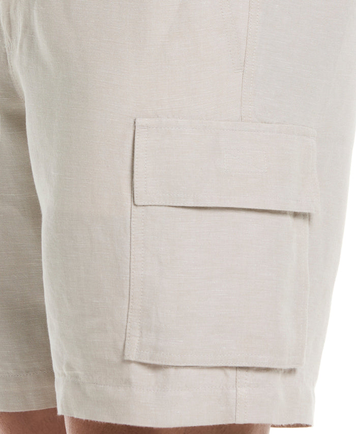 Cubavera 8" D-String Cargo Short Island Fossil