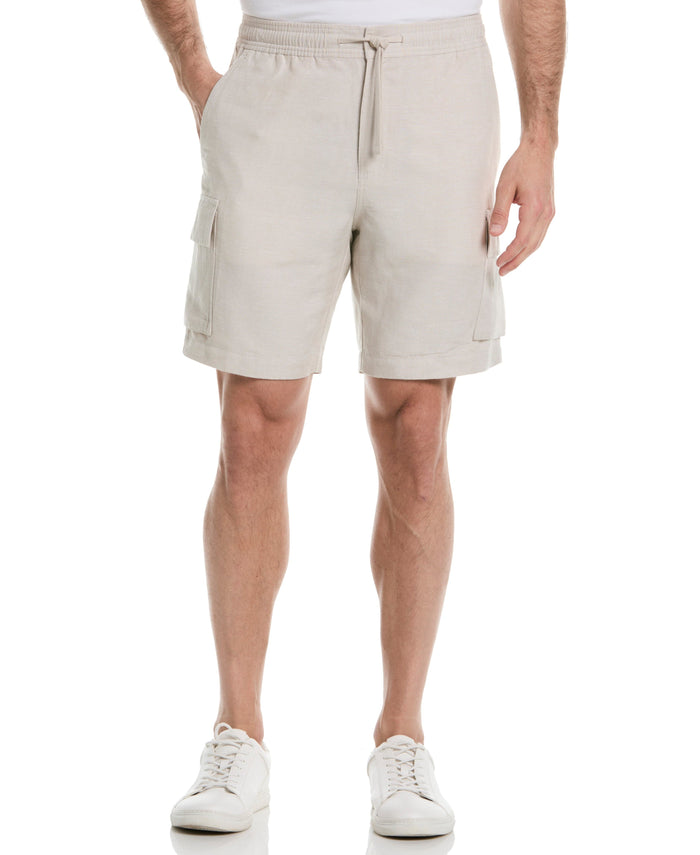 cubavera 8" D-String Cargo Short Island Fossil