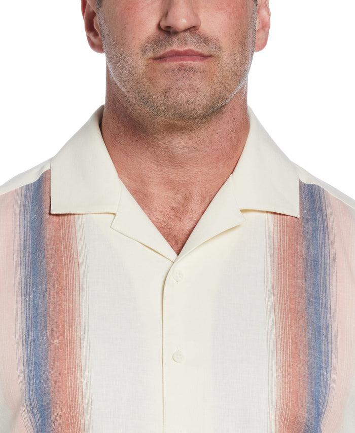 Cubavera Big & Tall Gradient Panel Print Shirt Tofu