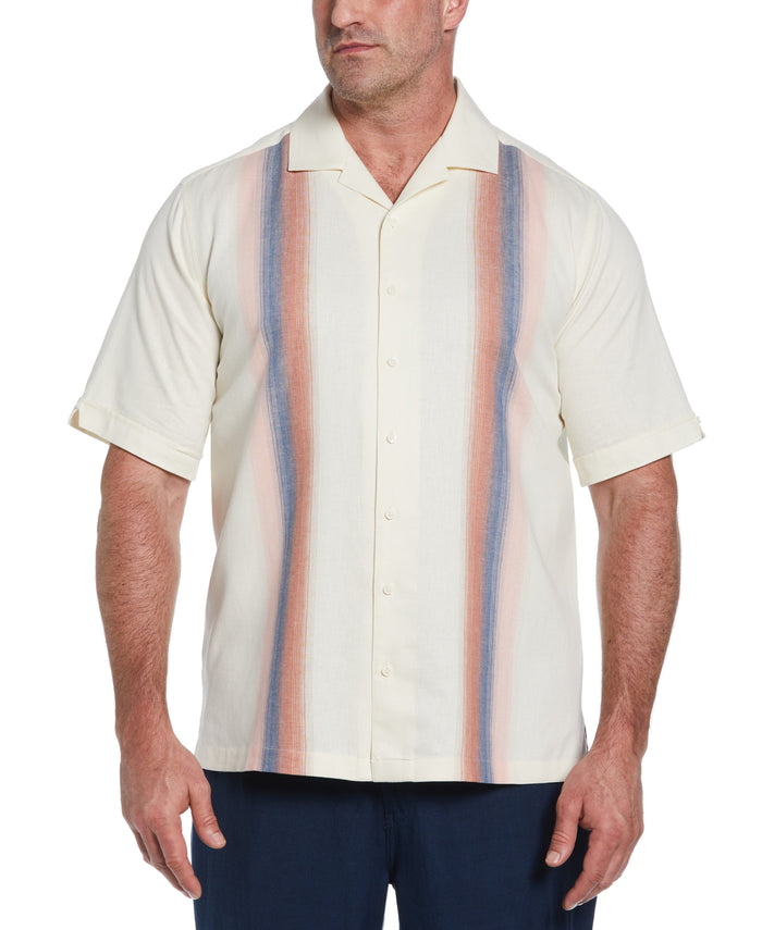 cubavera Big & Tall Gradient Panel Print Shirt Tofu