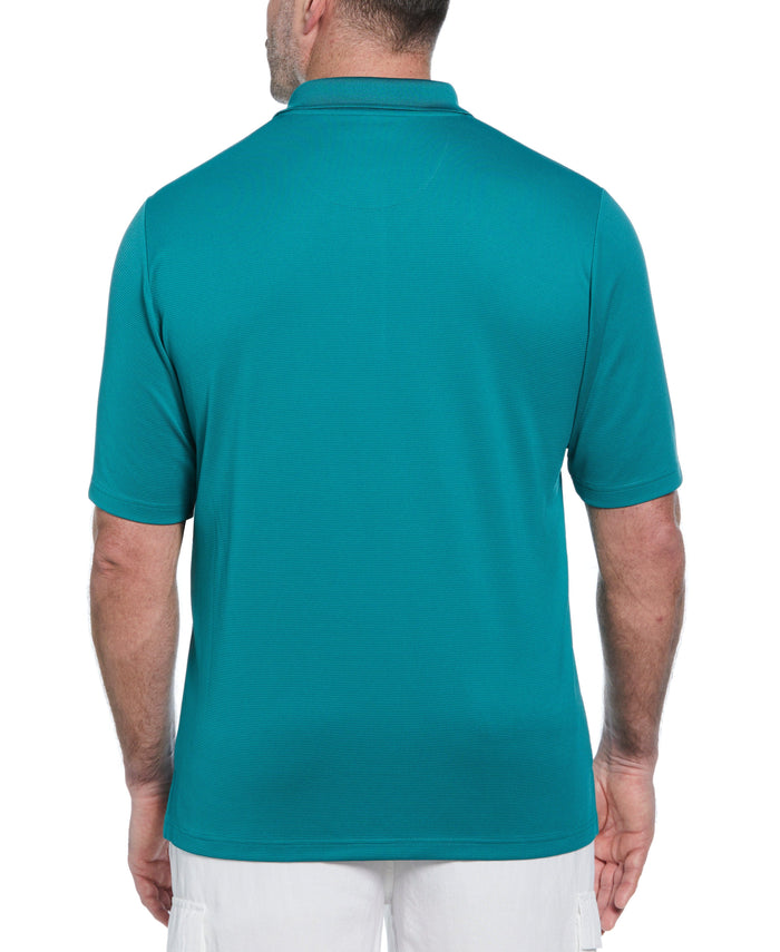 Cubavera Big & Tall Solid Textured Polo Bayou