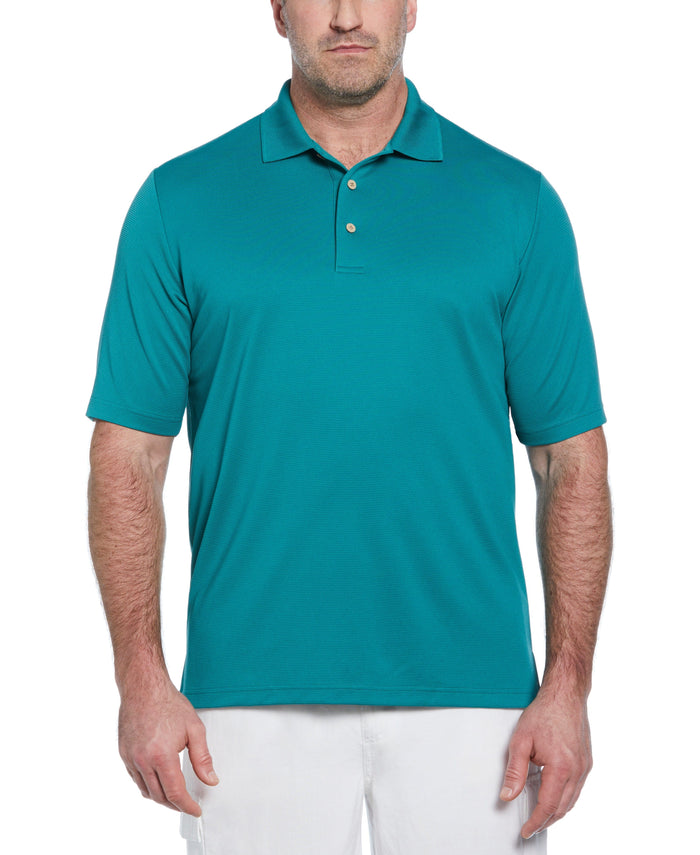 cubavera Big & Tall Solid Textured Polo Bayou