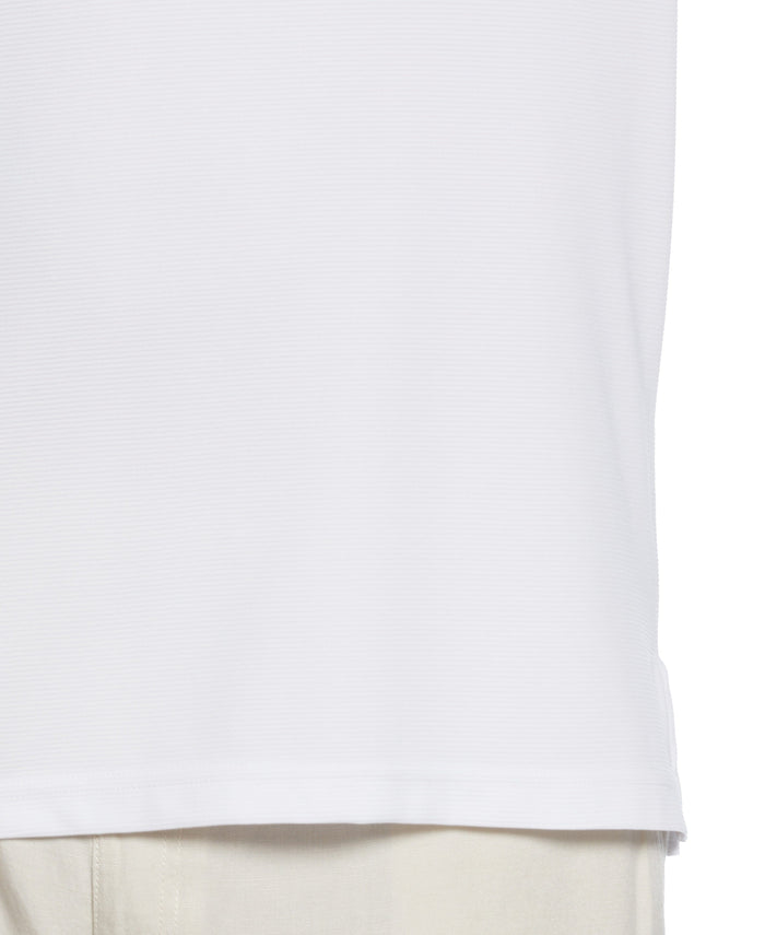 Cubavera Big & Tall Solid Textured Polo Bright White