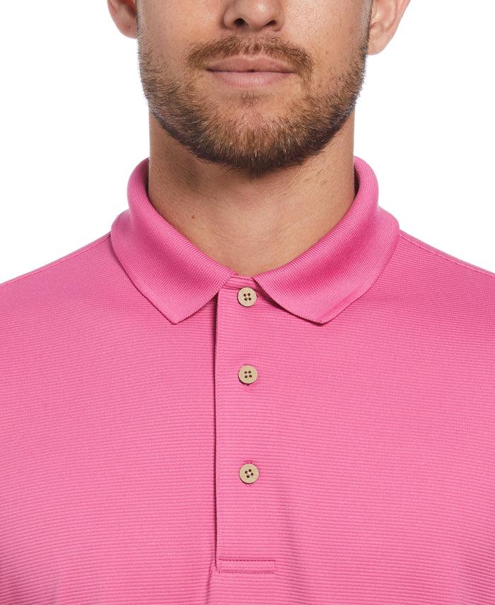 Cubavera Big & Tall Solid Textured Polo Ibis Rose