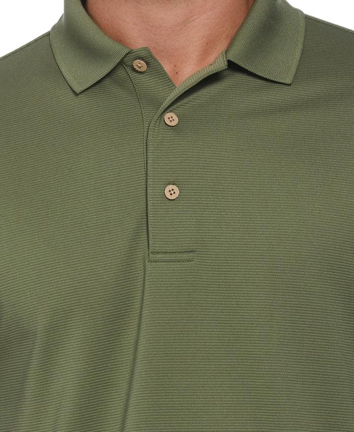 Cubavera Big & Tall Solid Textured Polo Olivine
