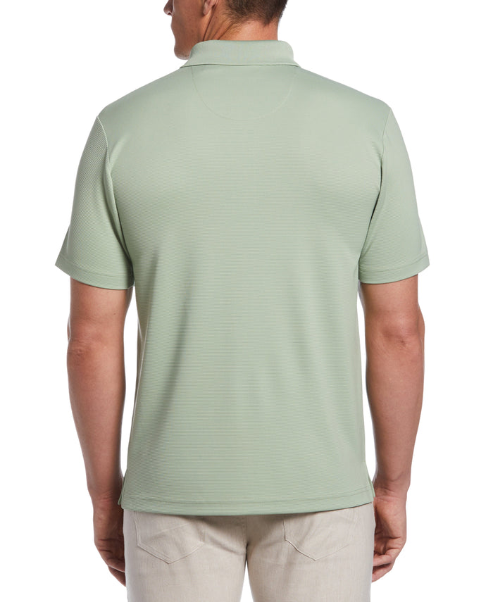 Cubavera Big & Tall Solid Textured Polo Reseda