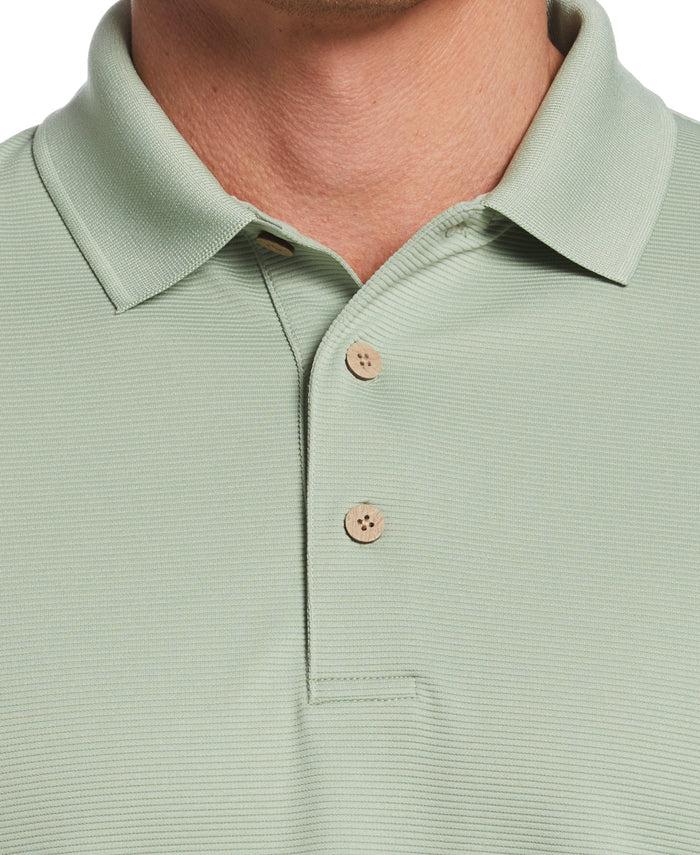 Cubavera Big & Tall Solid Textured Polo Reseda