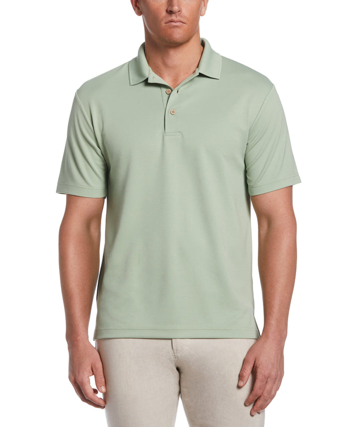 Cubavera Big & Tall Solid Textured Polo Reseda