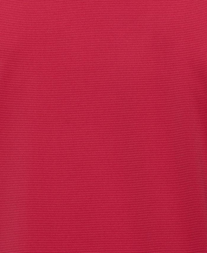 Cubavera Big & Tall Solid Textured Polo Sangria