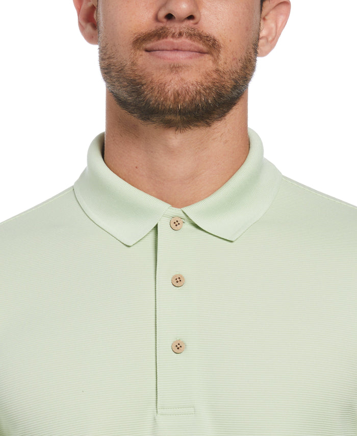 Cubavera Big & Tall Solid Textured Polo Seacrest