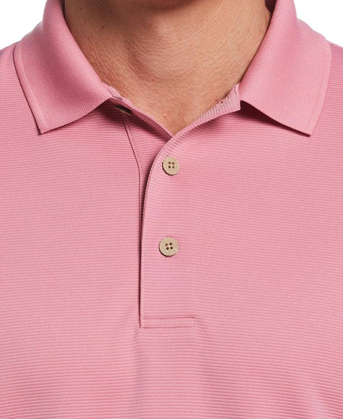 Cubavera Big & Tall Solid Textured Polo Wild Rose