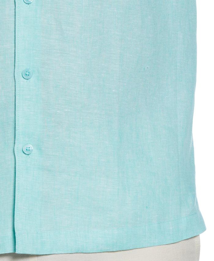Cubavera Classic Two-Tone Linen Shirt Cascade