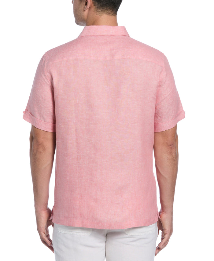 Cubavera Classic Two-Tone Linen Shirt Lantana