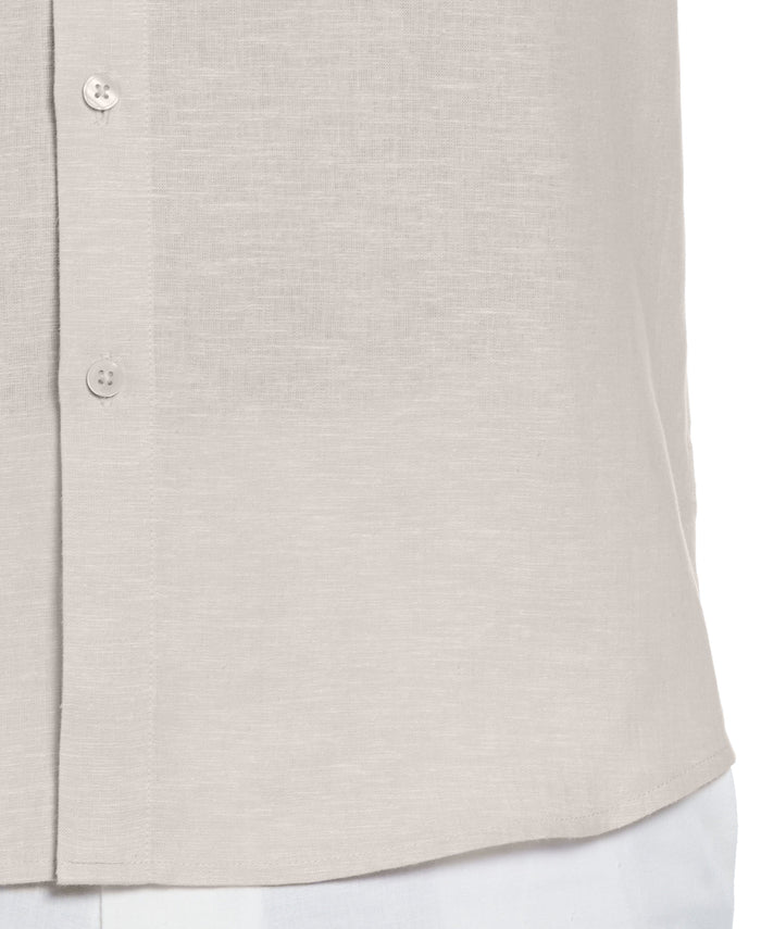 Cubavera Cross Hatch Pattern Shirt Island Fossil