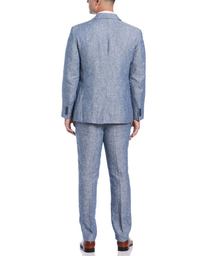 Cubavera Delave Ensign Blue Linen Suit