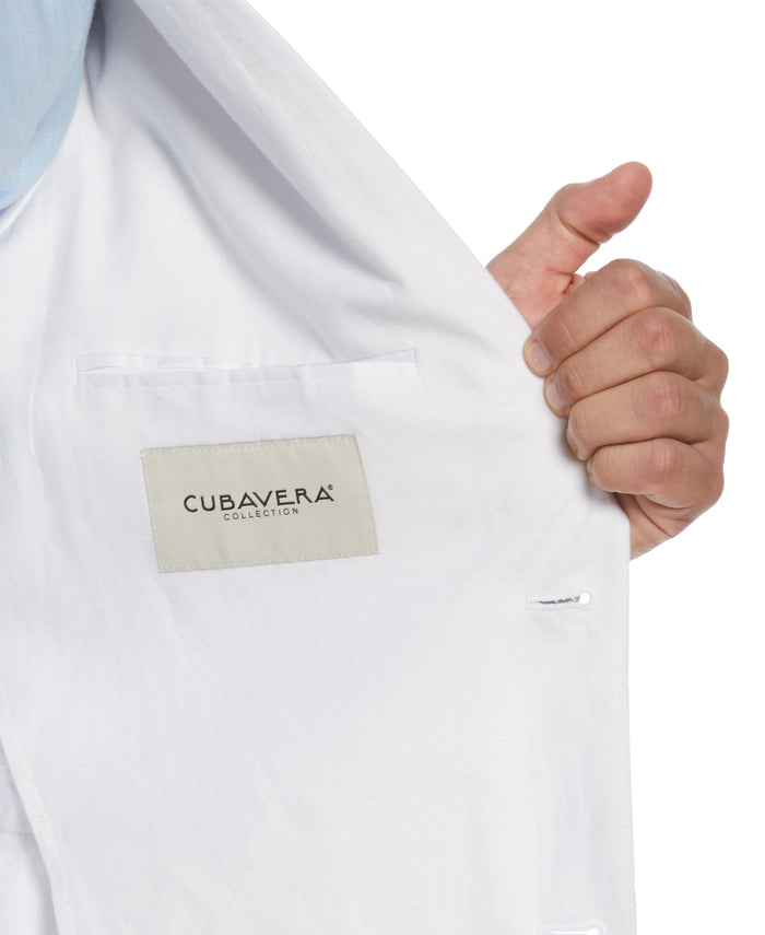 Cubavera Delave Linen Sport Coat Brilliant White