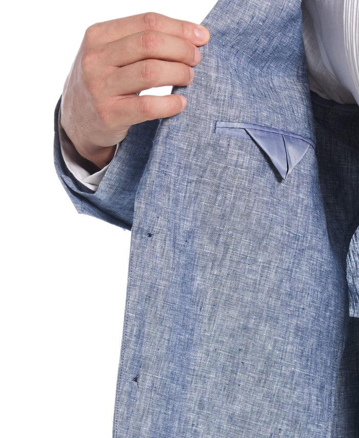 Cubavera Delave Linen Sport Coat Ensign Blue