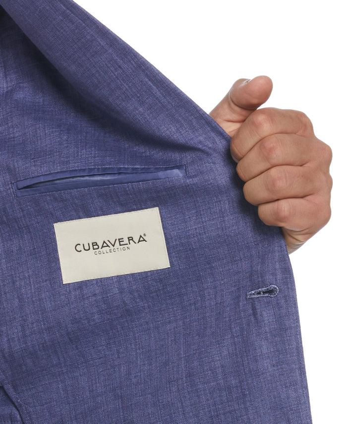 Cubavera Delave Linen Sport Coat Navy Peony