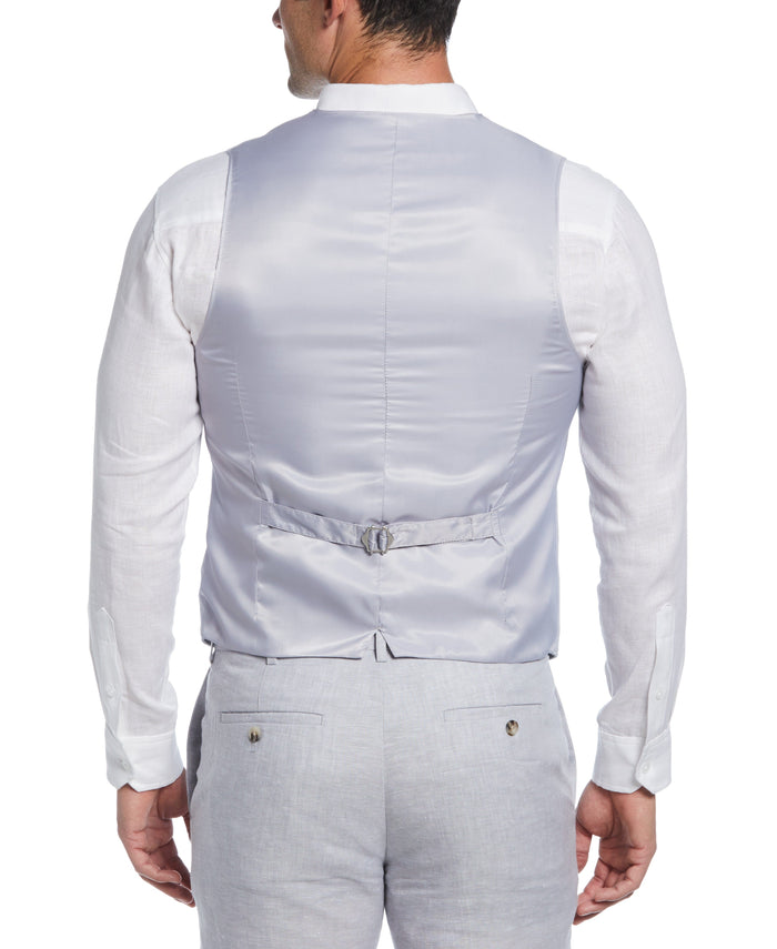 Cubavera Delave Linen Vest Sleet