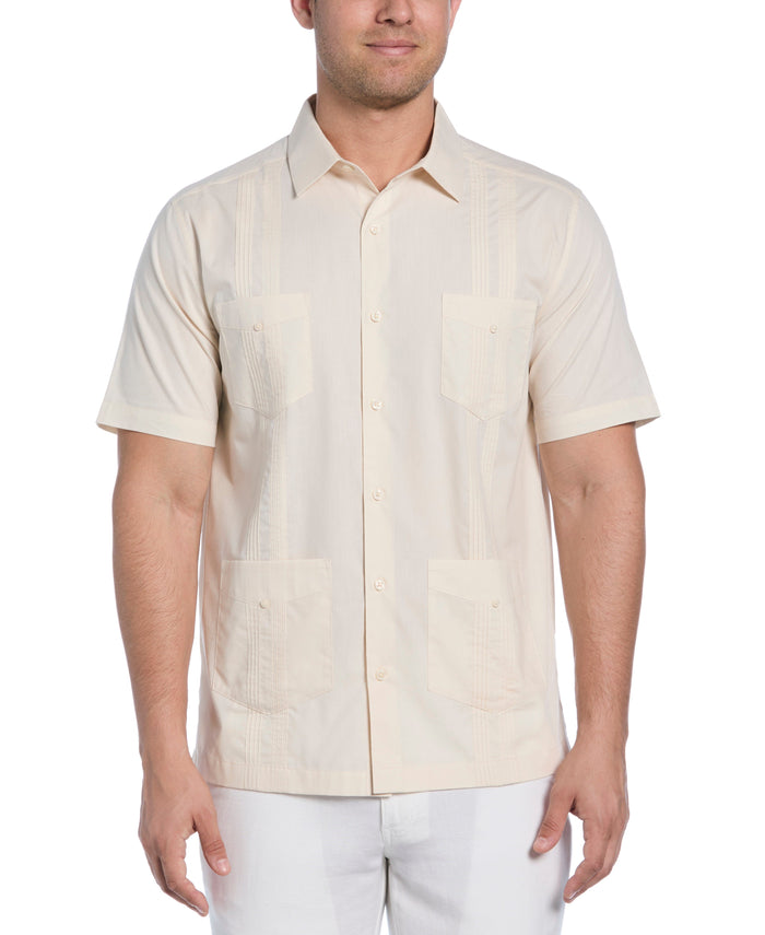 cubavera Four Pocket Guayabera Shirt Whitecap Gray
