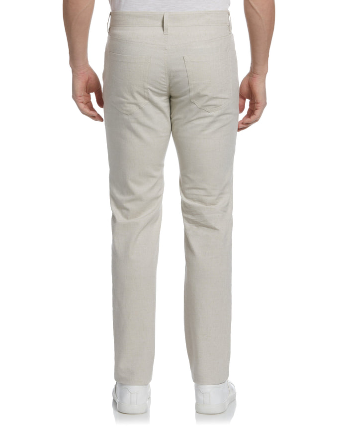 Cubavera Linen-Blend 5-Pocket Pants Natural Linen