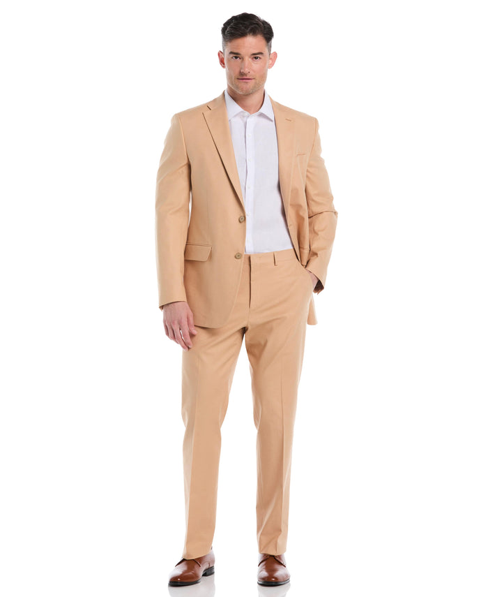 cubavera Linen Blend Camel Suit