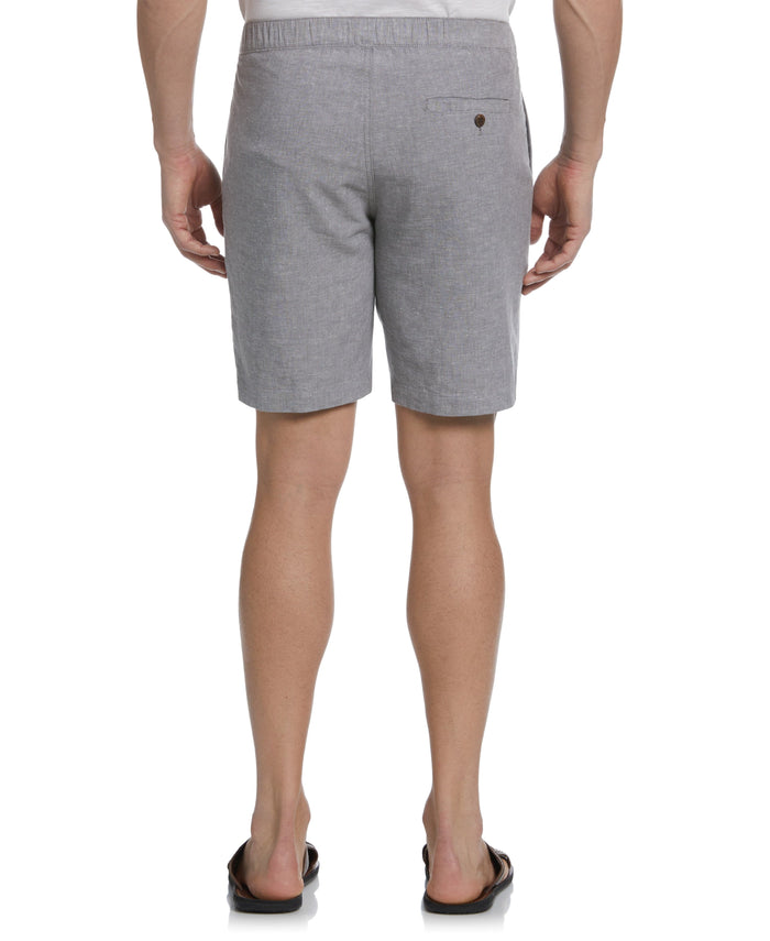 Cubavera Linen Blend Cross Dye Short Smoked Pearl