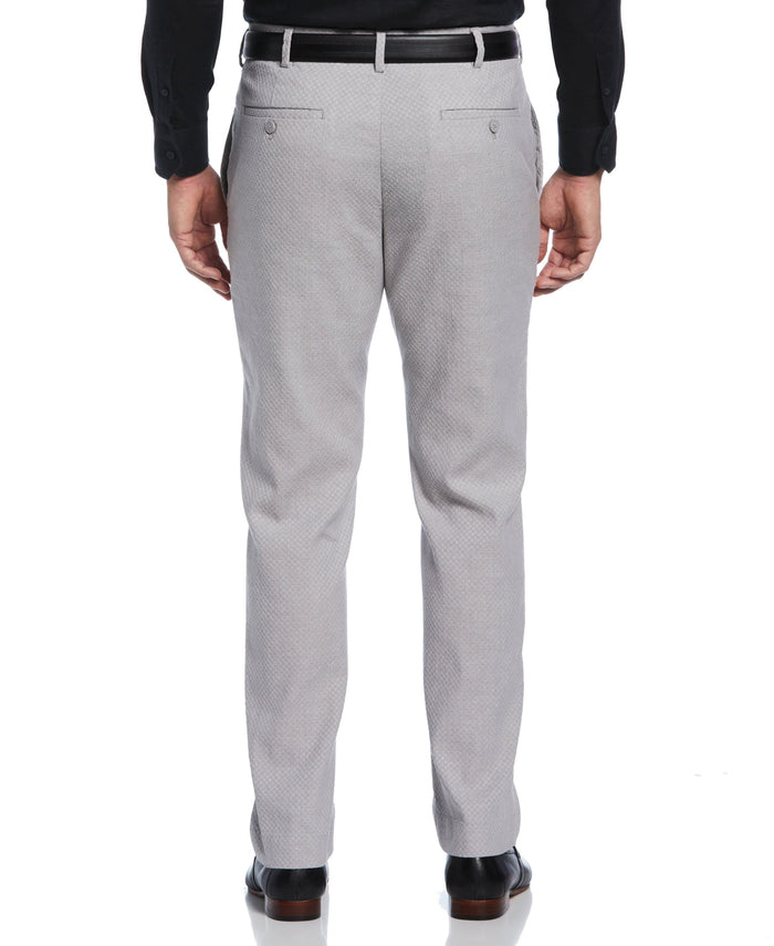 Cubavera Linen Blend Flat Front Pant Sleet