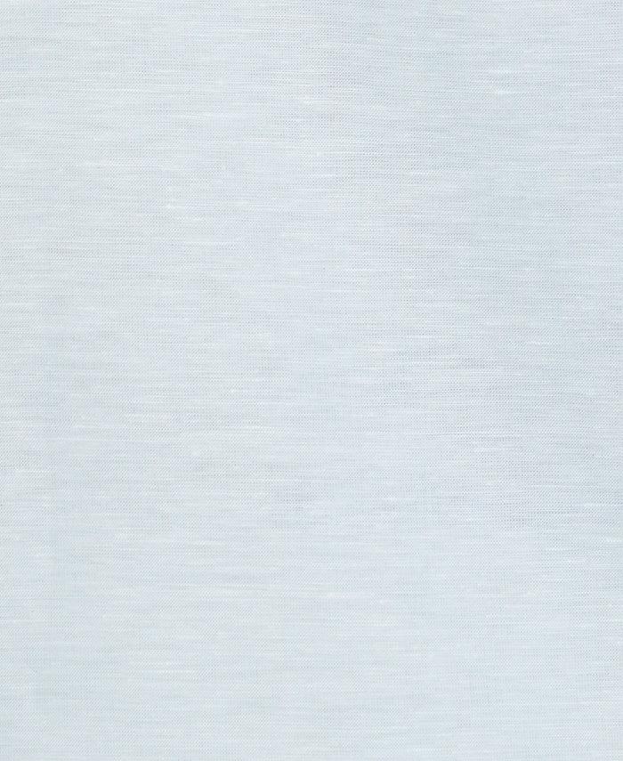 Cubavera Linen Blend Panel Shirt Aquatic