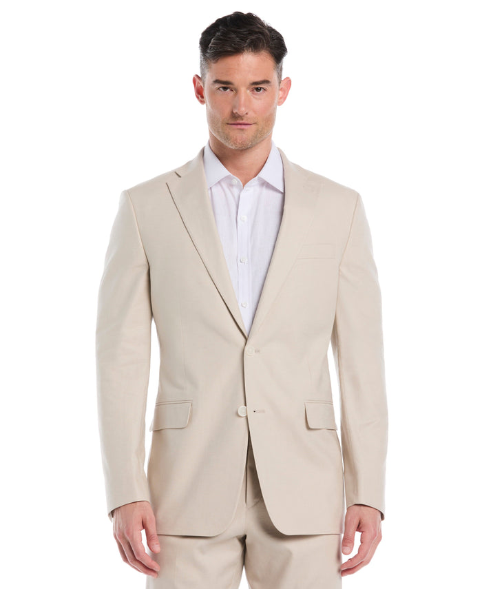 cubavera Linen Blend Suit Jacket Beige