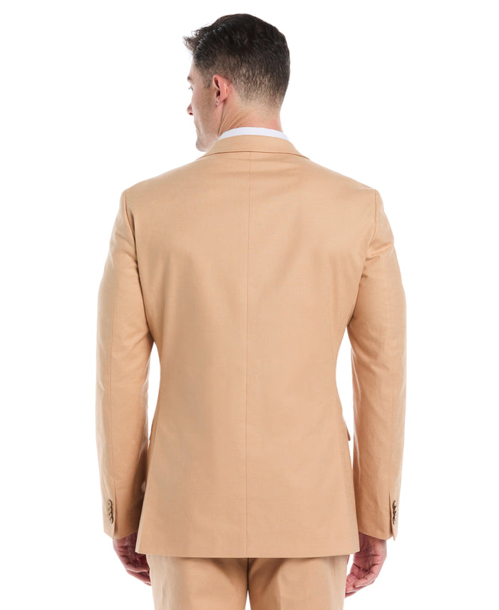 Cubavera Linen Blend Suit Jacket Camel