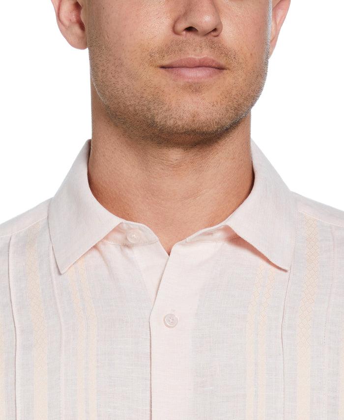 Cubavera Linen Guayabera Shirt Tropical Peach