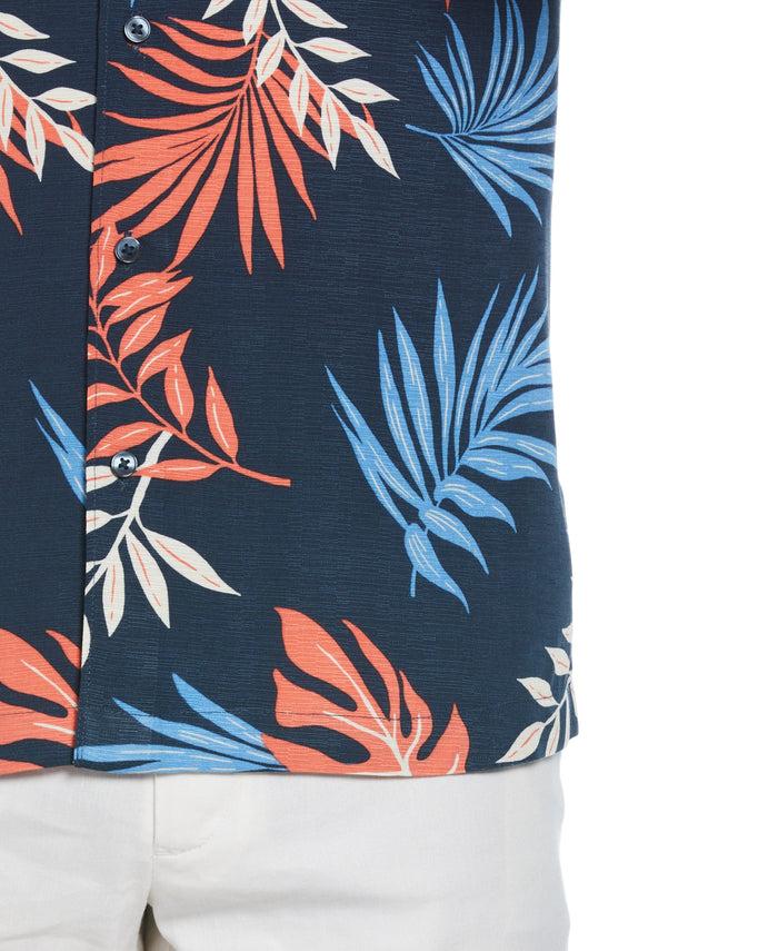 Cubavera Multicolor Leaf Print Shirt Spellbound