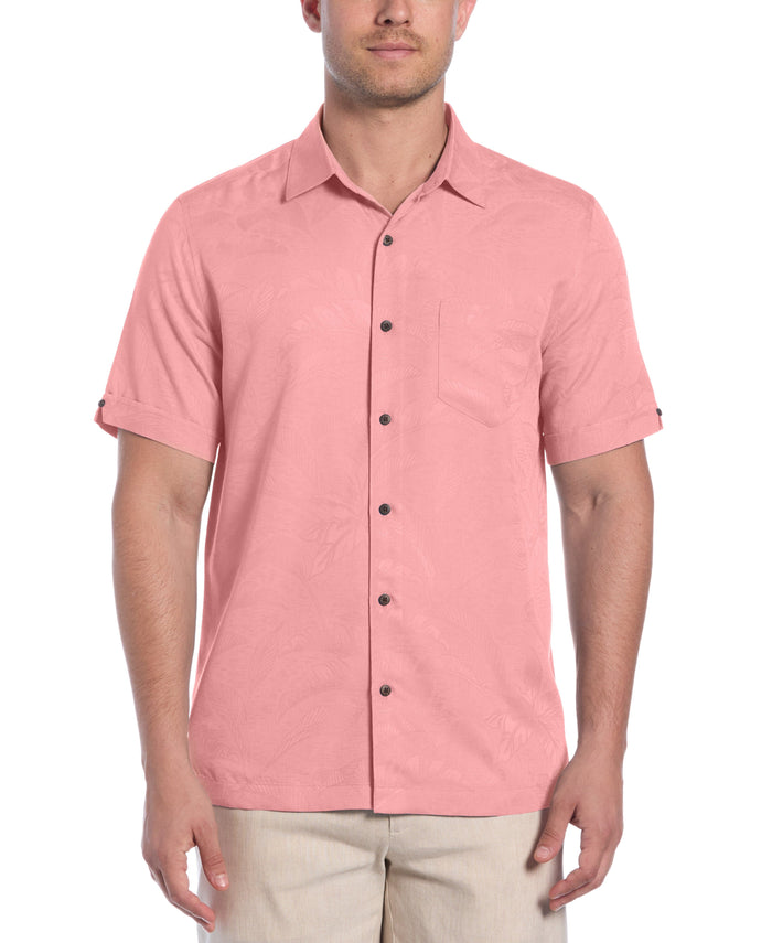 cubavera Palm Print Shirt Lantana