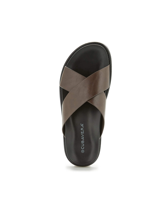 Cubavera Parker Slide Sandal Wood