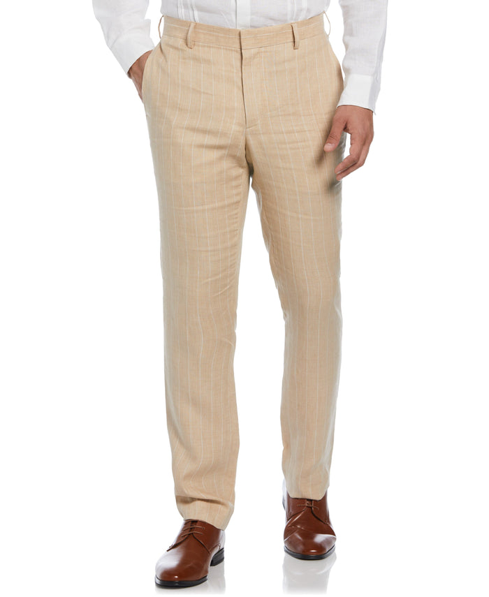 cubavera Pinstripe Linen Pant Incense