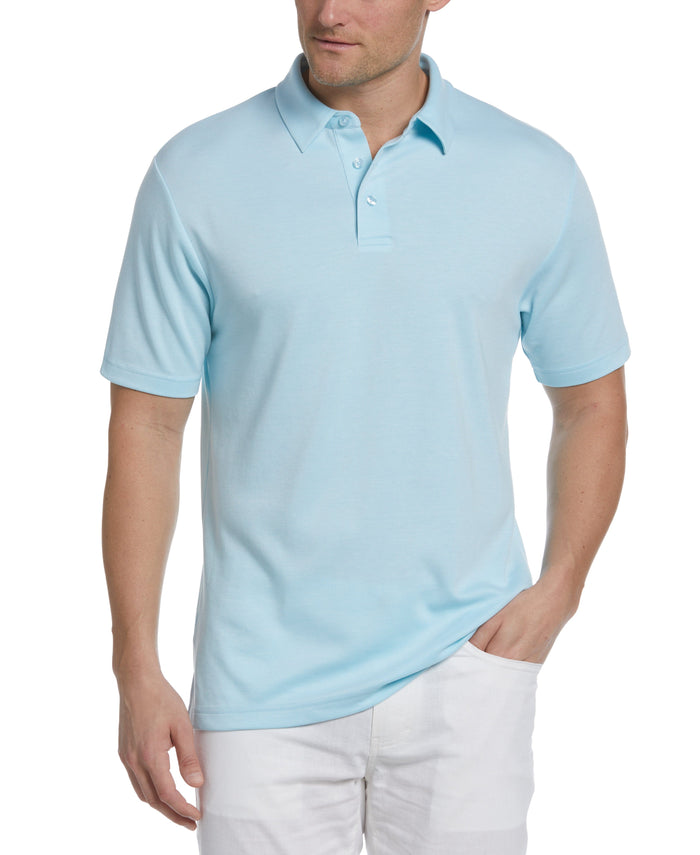 Cubavera Pique Polo Crystal Blue