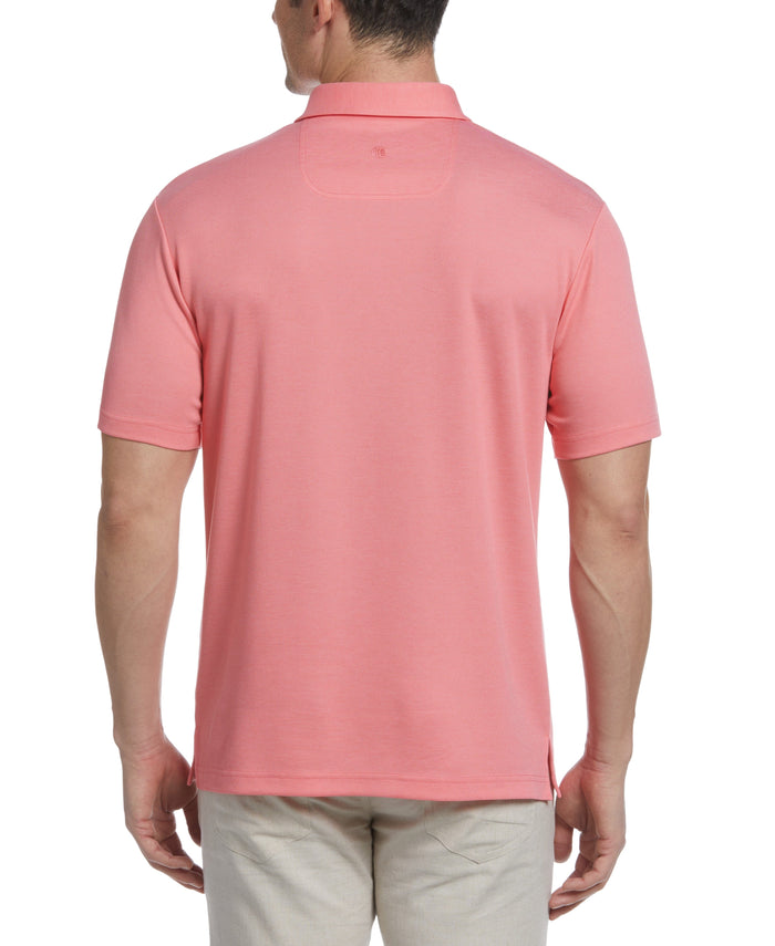 Cubavera Pique Polo Sun Kissed Coral