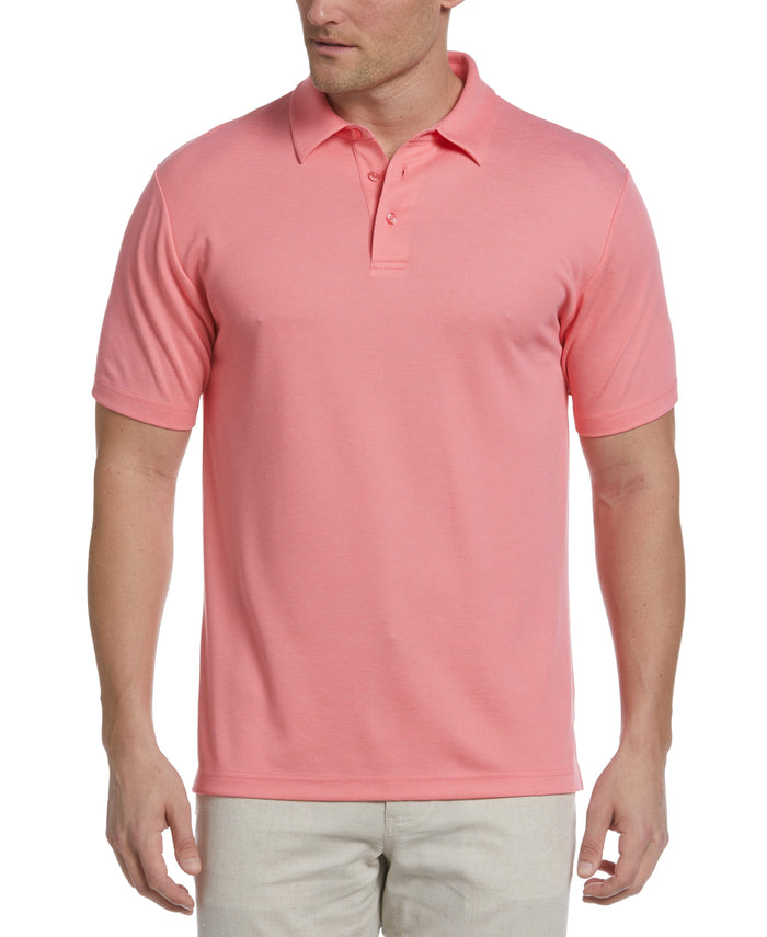 Cubavera Pique Polo Sun Kissed Coral
