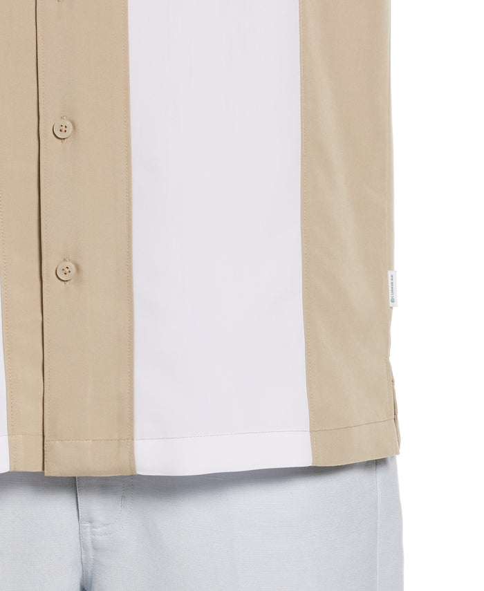 Cubavera Retro Panel Shirt Chinchilla