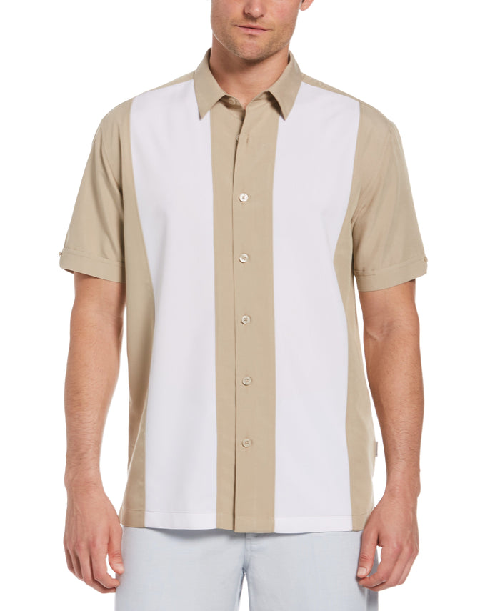 cubavera Retro Panel Shirt Chinchilla
