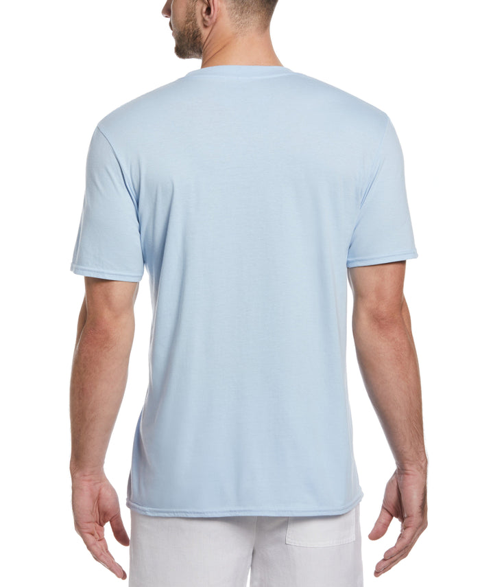 Cubavera Ride A Classic Tee Light Blue