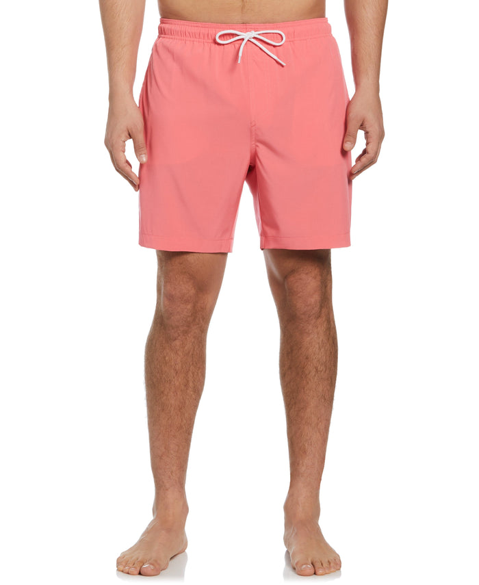 cubavera Solid Swim Trunks Sunkissed Coral