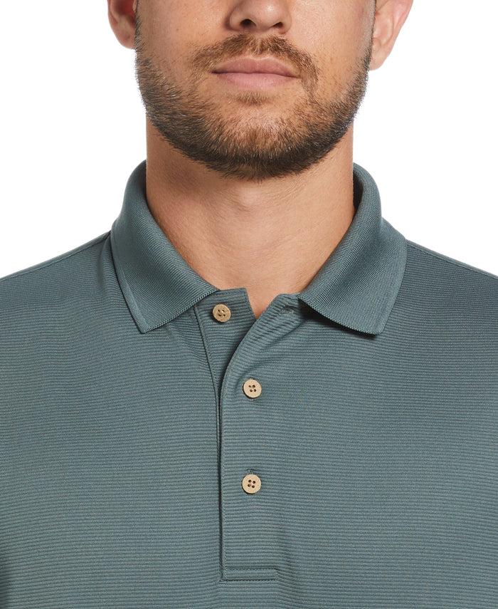 Cubavera Solid Textured Polo Balsam Green