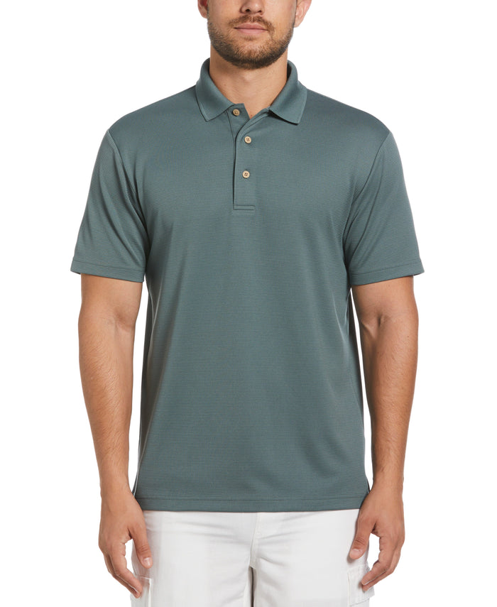 cubavera Solid Textured Polo Balsam Green