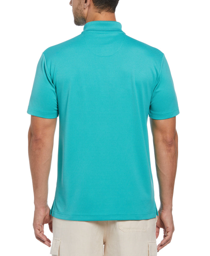 Cubavera Solid Textured Polo Baltic