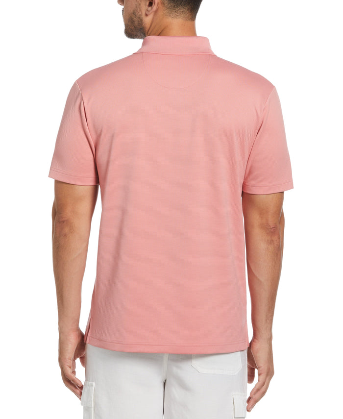 Cubavera Solid Textured Polo Brandied Apricot