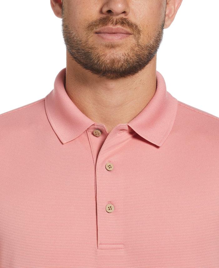Cubavera Solid Textured Polo Brandied Apricot
