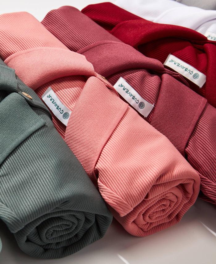 Cubavera Solid Textured Polo Brandied Apricot